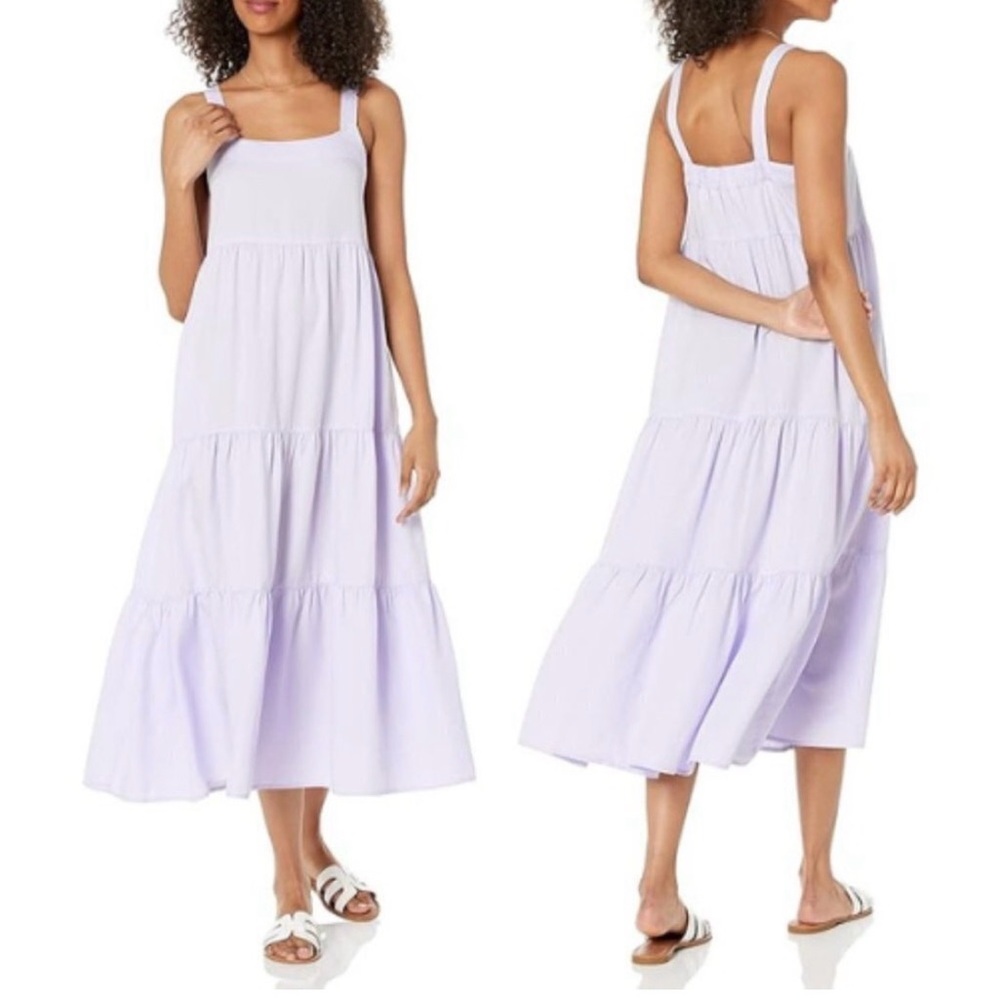 The Drop Britt Maxi Dress Tan size XS